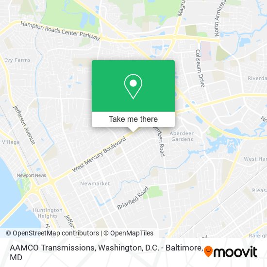 AAMCO Transmissions map