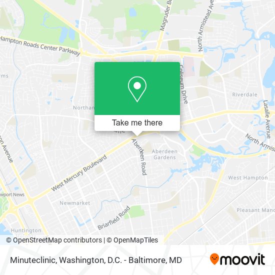 Minuteclinic map