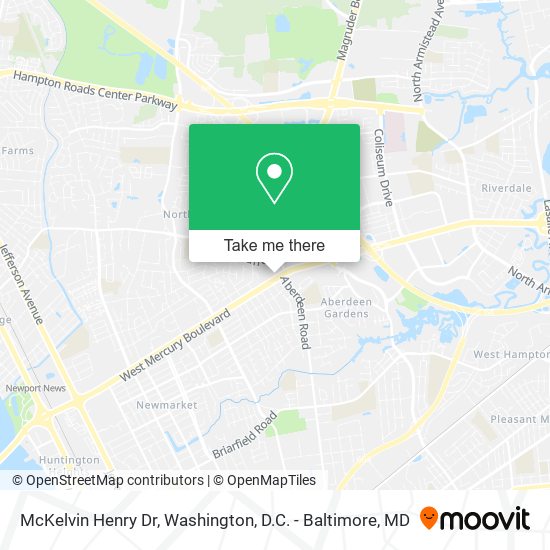 Mapa de McKelvin Henry Dr