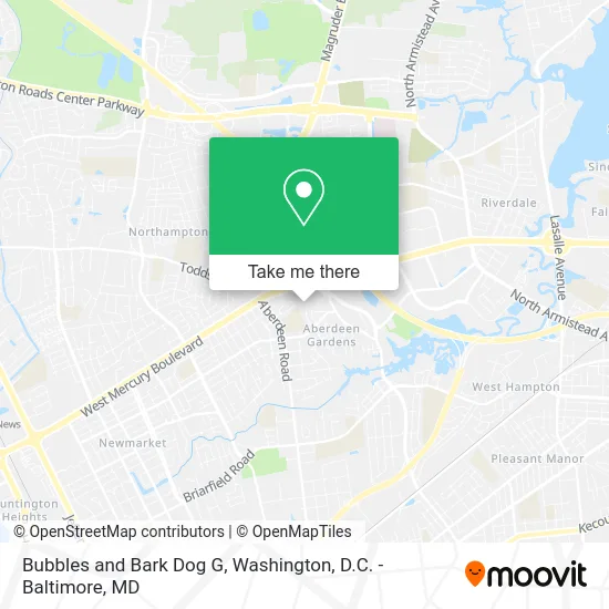 Bubbles and Bark Dog G map