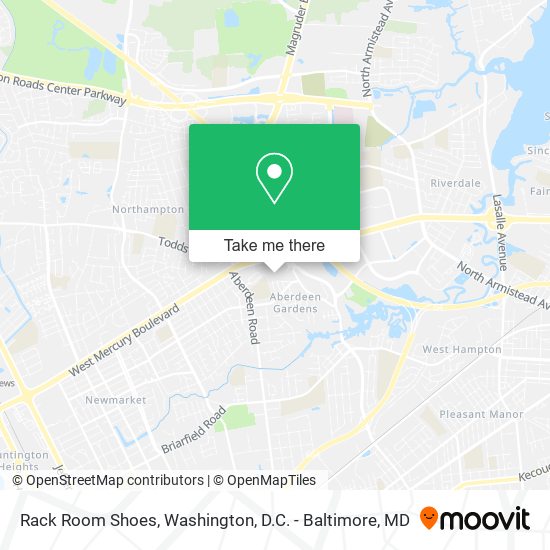 Rack Room Shoes map