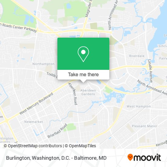 Burlington map