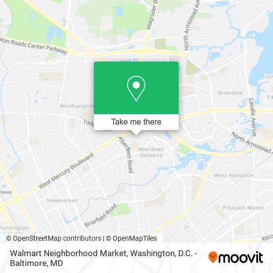Mapa de Walmart Neighborhood Market