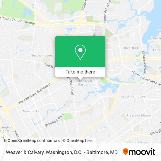 Mapa de Weaver & Calvary