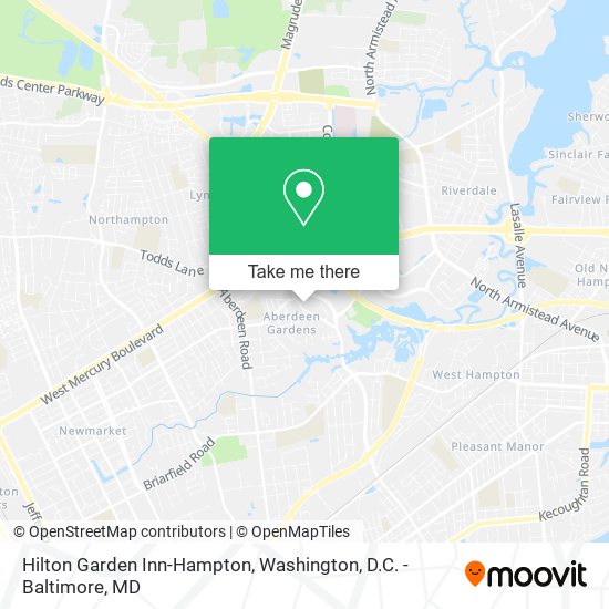 Hilton Garden Inn-Hampton map