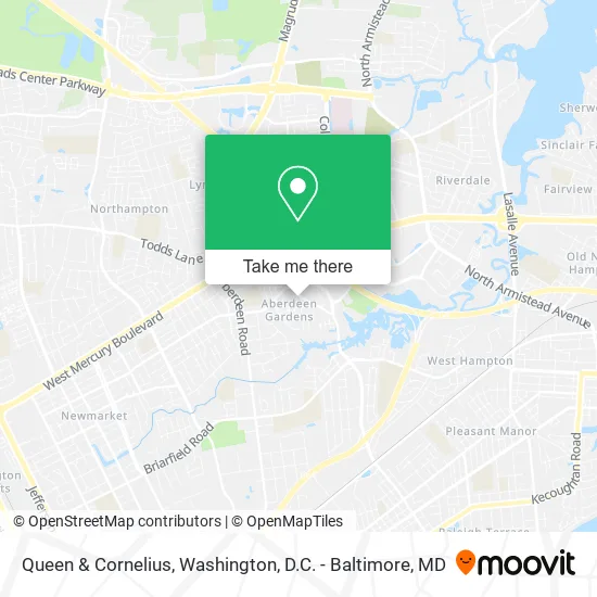 Queen & Cornelius map