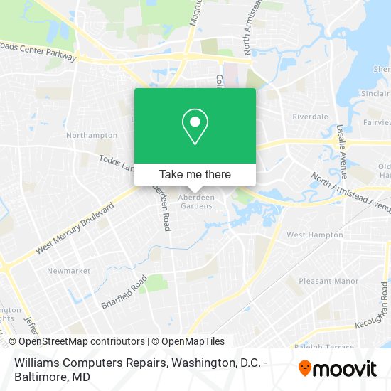 Mapa de Williams Computers Repairs