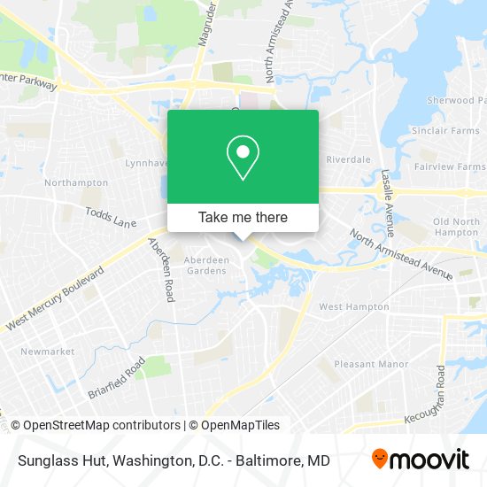 Sunglass Hut map