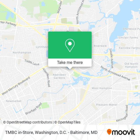 TMBC in-Store map