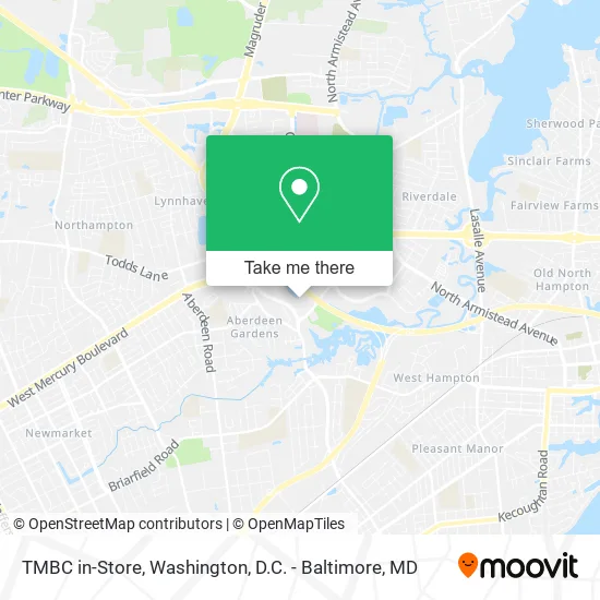 TMBC in-Store map