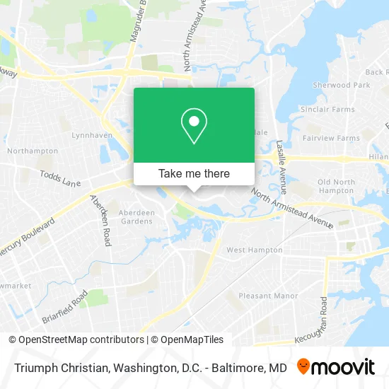 Triumph Christian map