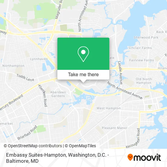Embassy Suites-Hampton map