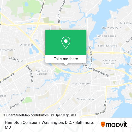 Hampton Coliseum map