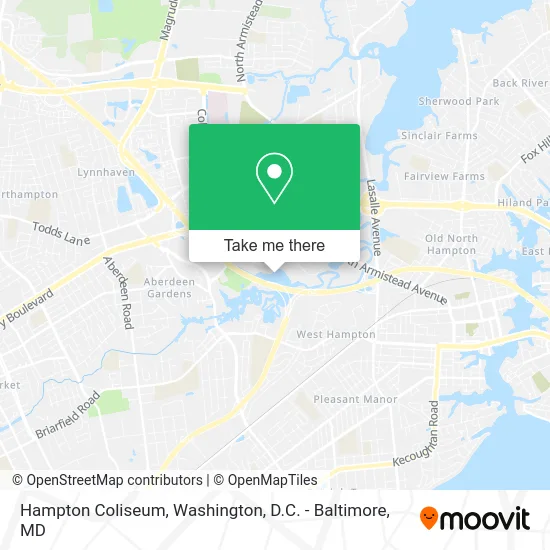 Hampton Coliseum map