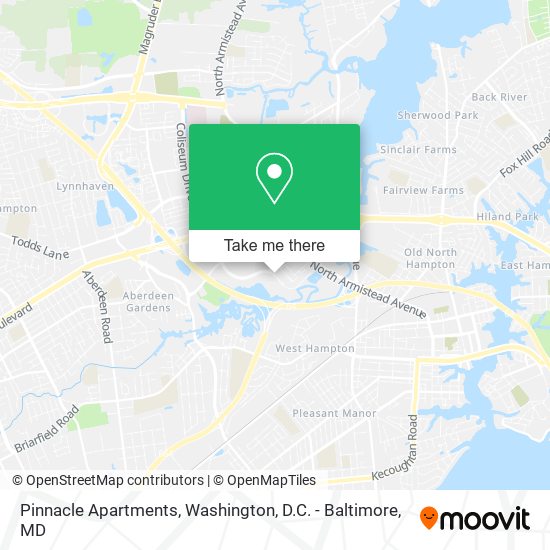 Pinnacle Apartments map