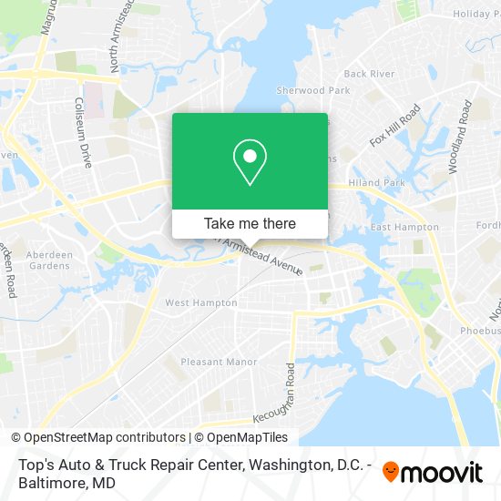Top's Auto & Truck Repair Center map
