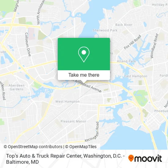 Top's Auto & Truck Repair Center map