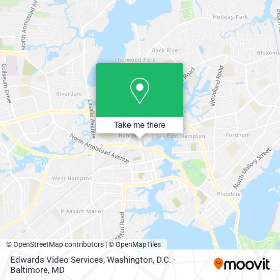 Mapa de Edwards Video Services
