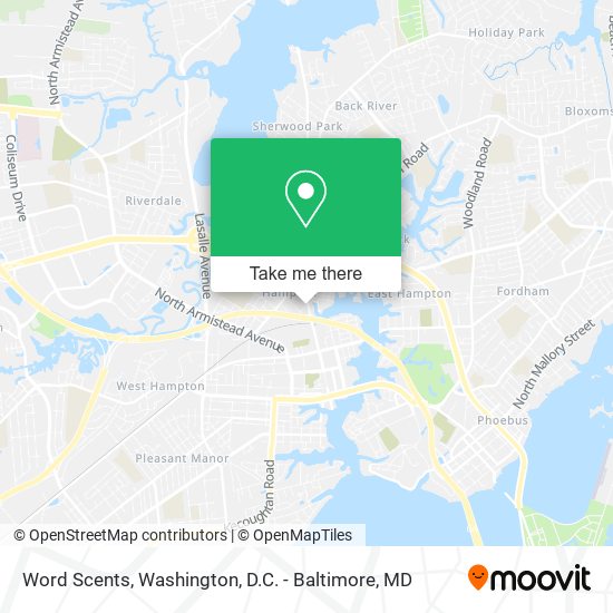 Word Scents map