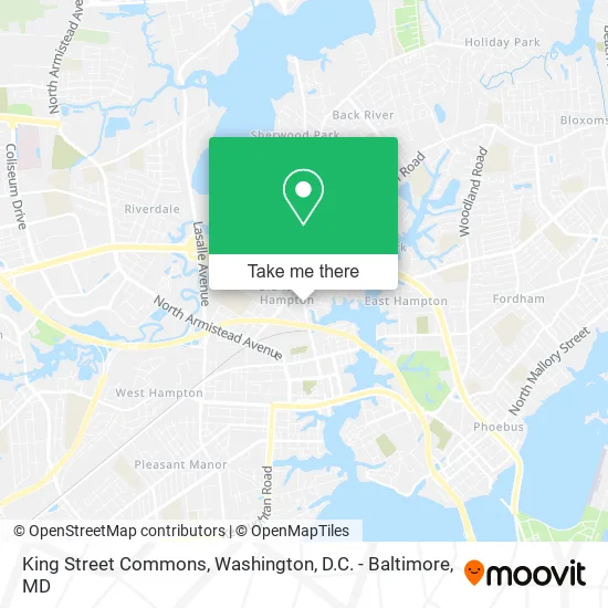 King Street Commons map