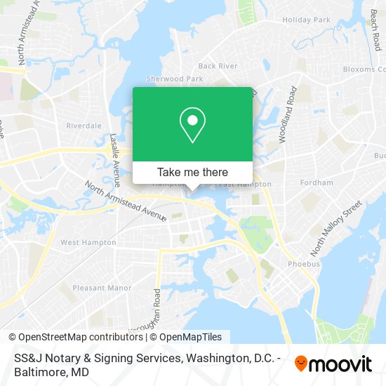 SS&J Notary & Signing Services map