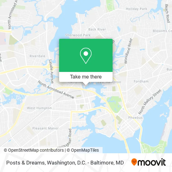 Posts & Dreams map