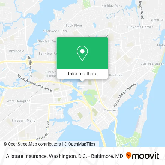 Allstate Insurance map