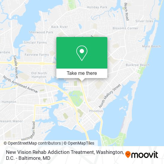 New Vision Rehab Addiction Treatment map