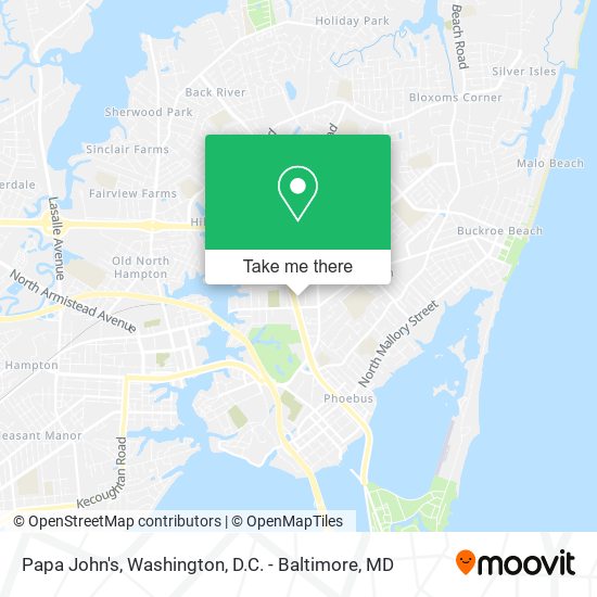 Mapa de Papa John's