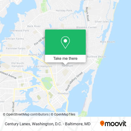 Century Lanes map