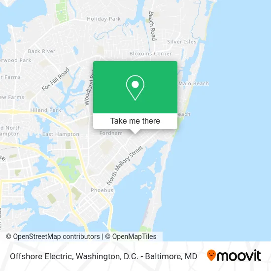 Offshore Electric map