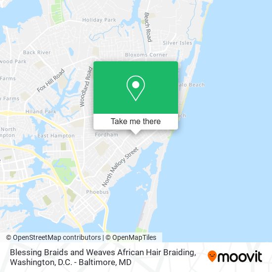 Blessing Braids and Weaves African Hair Braiding map
