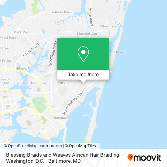 Blessing Braids and Weaves African Hair Braiding map