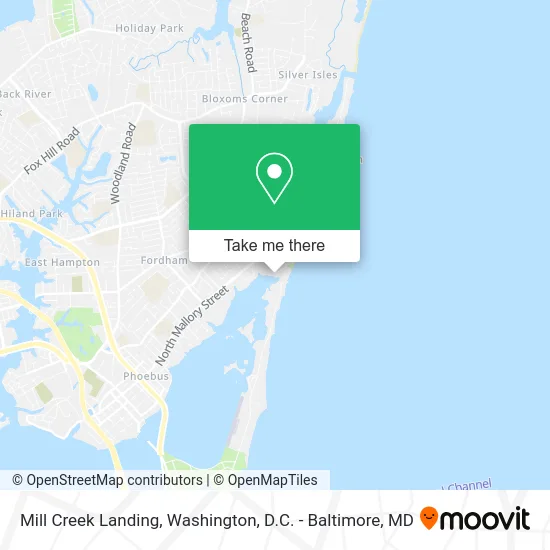 Mill Creek Landing map