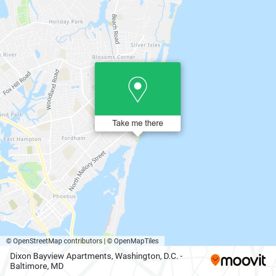Mapa de Dixon Bayview Apartments