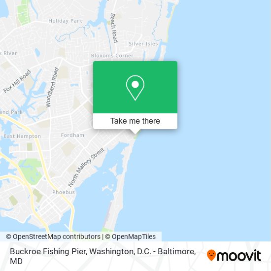 Mapa de Buckroe Fishing Pier