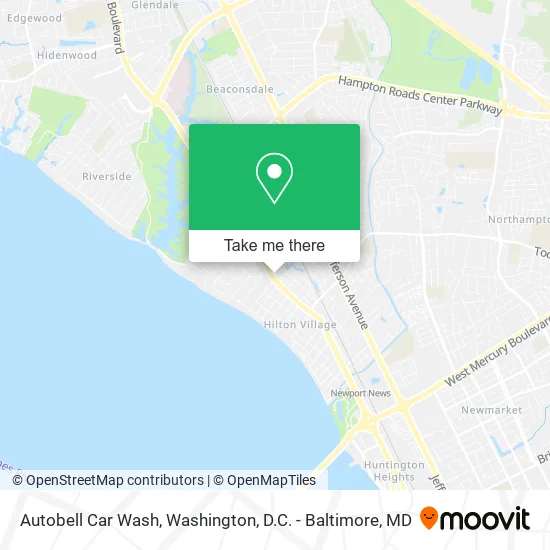 Autobell Car Wash map