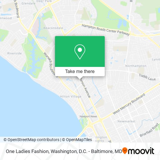 Mapa de One Ladies Fashion