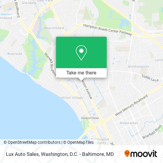 Lux Auto Sales map