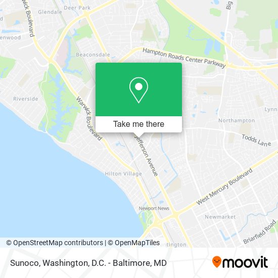 Mapa de Sunoco
