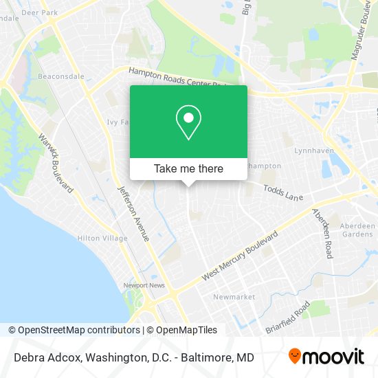 Debra Adcox map
