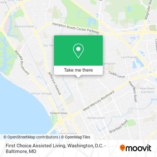 Mapa de First Choice Assisted Living