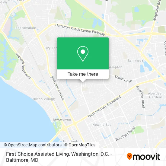 First Choice Assisted Living map