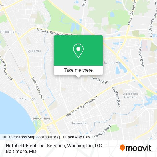 Mapa de Hatchett Electrical Services