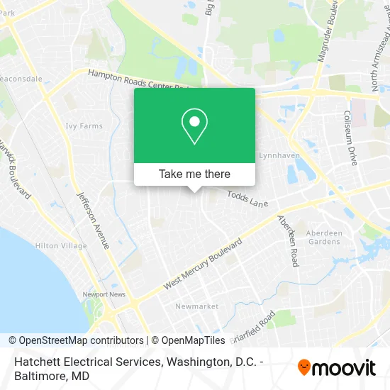Hatchett Electrical Services map
