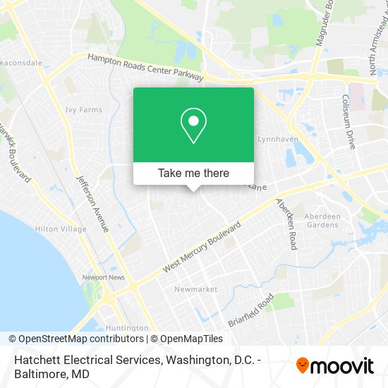 Mapa de Hatchett Electrical Services