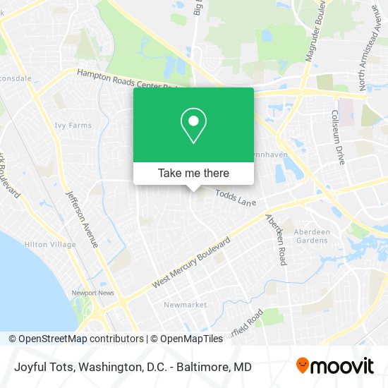 Joyful Tots map