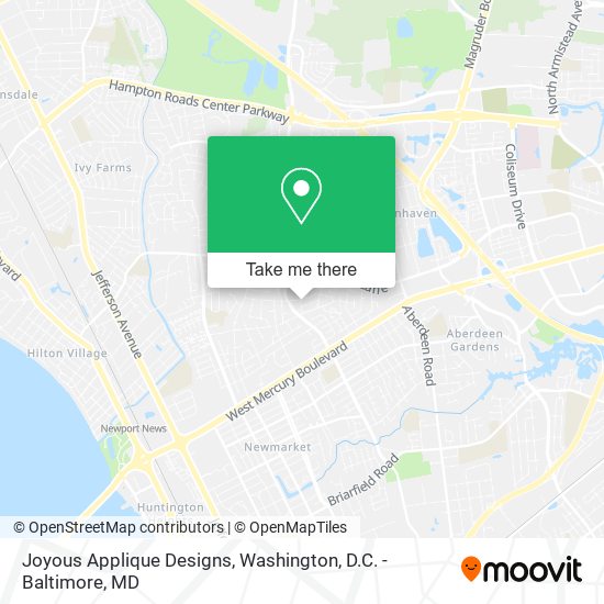 Mapa de Joyous Applique Designs
