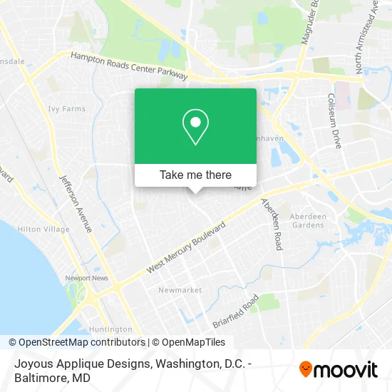 Joyous Applique Designs map