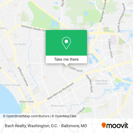 Bach Realty map